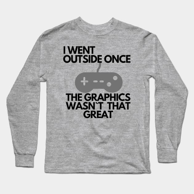 Went outside once Long Sleeve T-Shirt by BosStudios